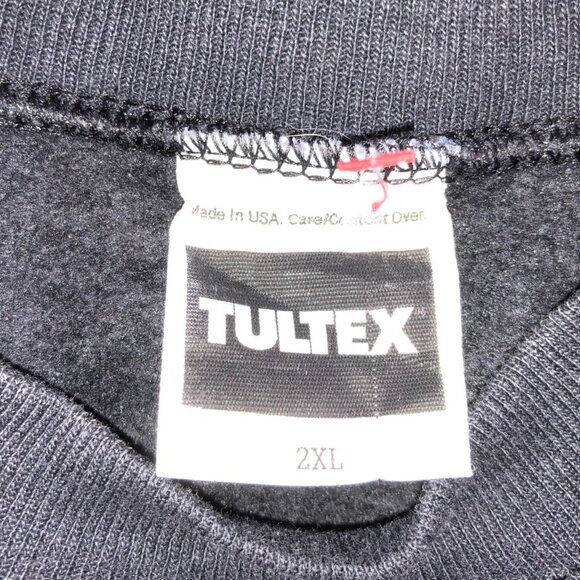 Tultex Womens Sweatshirt Size 2XL Halloween "Boo!" Black Top Crew Neck Casual - Picture 3 of 15